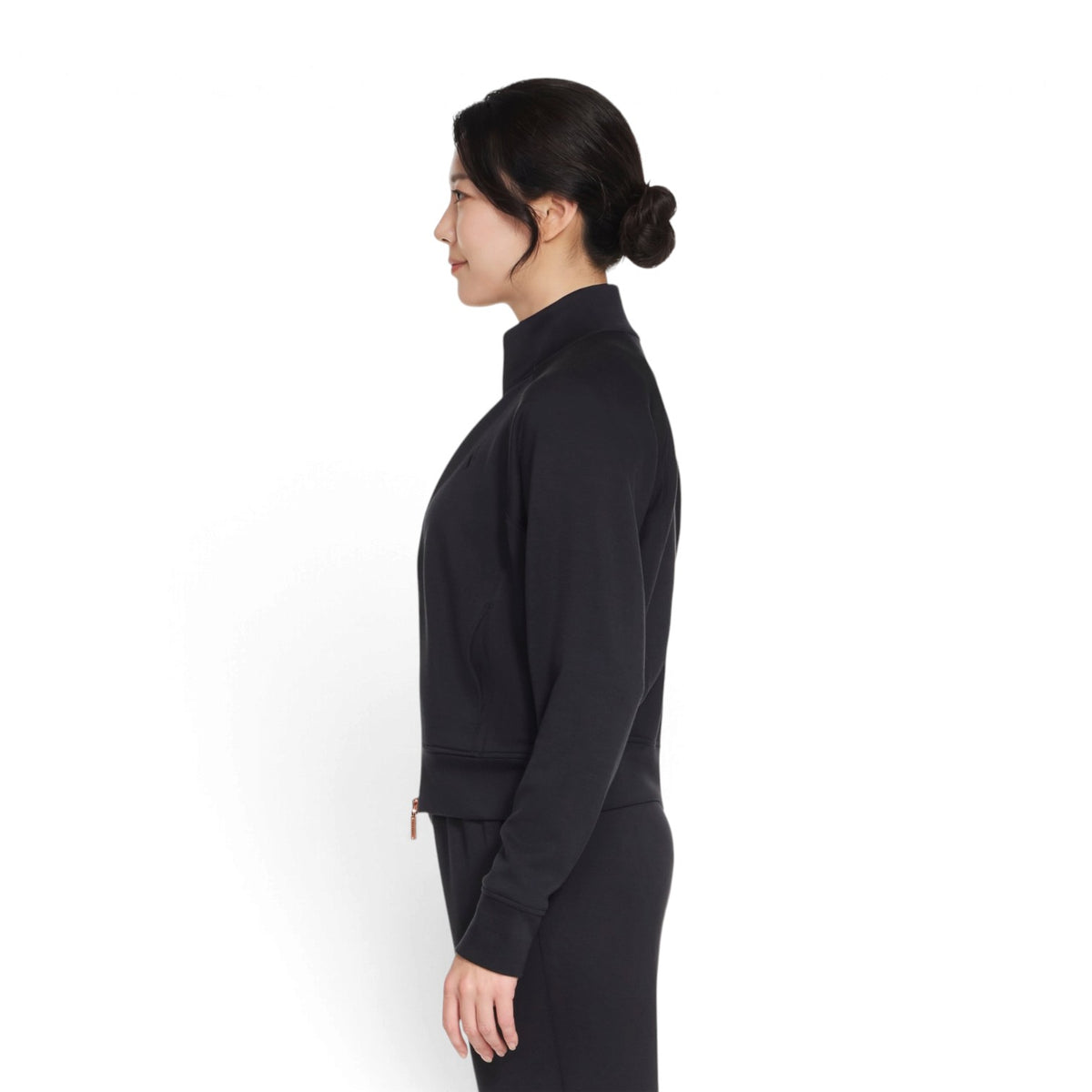 Skechers Women's SKECHLUXE Elevate Jacket – Bold Black – product view 3